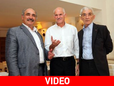 ΔΕΘ: Παπανδρέου με Μπουτάρη και Μπόλαρη