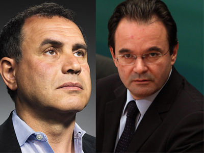 Επαφές Παπακωνσταντίνου – Roubini για την οικονομία