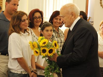 Συνάντηση Παπούλια με μαθητές από το Ριζοκάρπασο