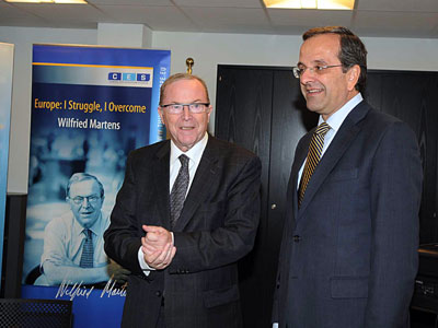 Συνάντηση Σαμαρά με τον πρόεδρο του Ευρωπαϊκού Λαϊκού Κόμματος