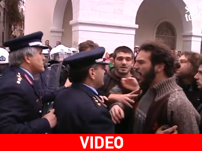 Ένταση και επεισόδια στη Σύρο