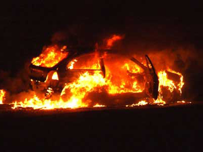 Πυρκαγιά σε Ι.Χ. στο Μενίδι