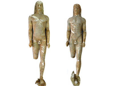 Στο «φως» οι δύο κούροι της Κορινθίας