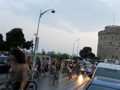 Την άλλη Παρασκευή η γυμνή ποδηλατοδρομία στη Θεσσαλονίκη