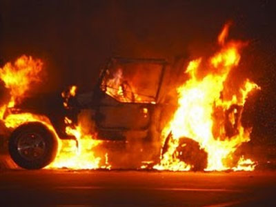 Πυρκαγιά σε Ι.Χ. στην Αθηνών – Λαμίας