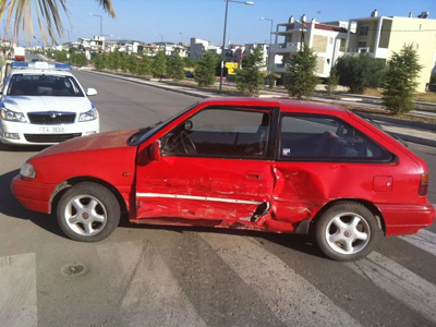 Τροχαίο ατύχημα στη Λαμία