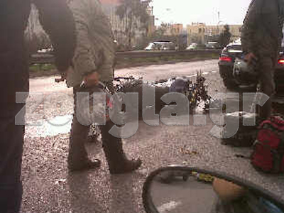 Καραμπόλα στην Κηφισού στο ύψος της Ν. Φιλαδέλφειας