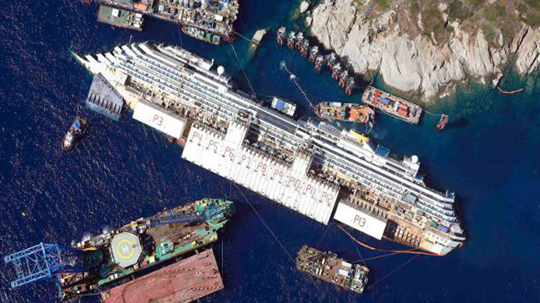 Μπήκε κρυφά στο κουφάρι του Costa Concordia και τράβηξε βίντεο
