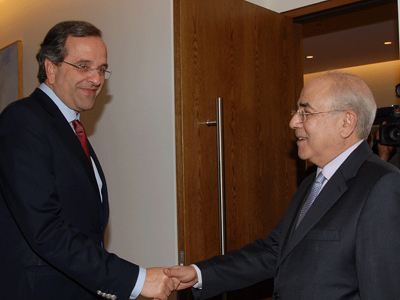 Τετ α τετ Σαμαρά-Ομήρου