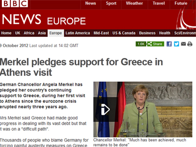 Τα διεθνή ΜΜΕ για την επίσκεψη της Μέρκελ στην Αθήνα