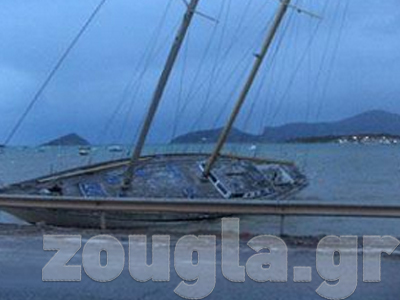 Εικόνες καταστροφής στο Πόρτο Ράφτη