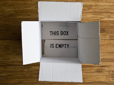 Στο άδειο μου πακέτο…