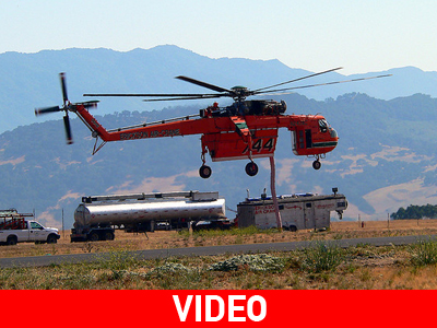 Δύο πυροσβεστικά ελικόπτερα στην Κρήτη