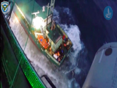 Συγκλονιστικό βίντεο από τη διάσωση του πληρώματος του “Kerem S”