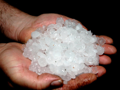 Πέφτει… χαλάζι στα Γιάννενα