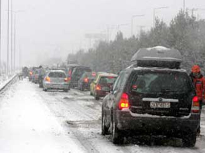 Χειμωνιάτικο το σκηνικό στη Μακεδονία