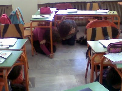 Άσκηση σεισμού στο Γυμνάσιο Σχηματαρίου