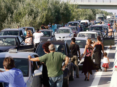 «Οδύσσεια» για τους οδηγούς στην εθνική Αθηνών-Λαμίας