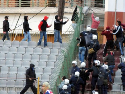 Επεισόδια στον αγώνα Ατρόμητος-Πανιώνιος