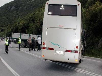 «Πατινάζ» για λεωφορείο των ΚΤΕΛ