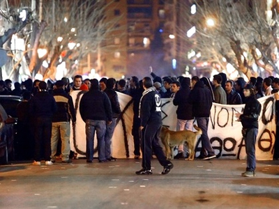 Απέκλεισαν την Εγνατία οι οπαδοί του ΠΑΟΚ