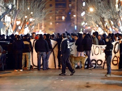 Συμπλοκή οπαδών στην Πολίχνη