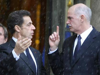 Συνάντηση Παπανδρέου – Σαρκοζί στις 7 Μαρτίου