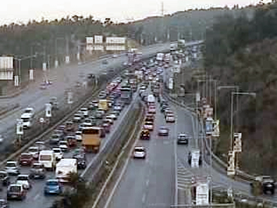 Κυκλοφοριακό χάος στην Περιφερειακή Θεσσαλονίκης