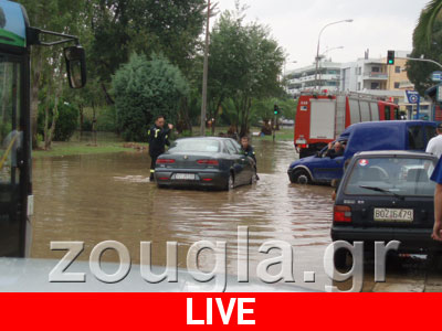 Βροχή… τα προβλήματα στην Αττική