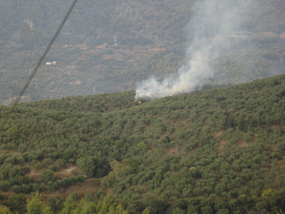 Πυρκαγιά στην Καλλιθέα Ρόδου