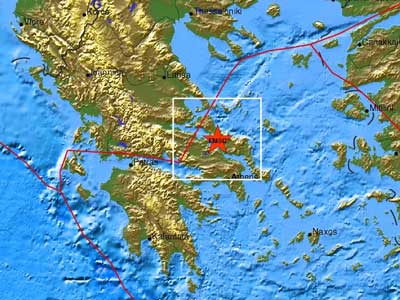 Καμία ανησυχία από τον σεισμό στην Εύβοια