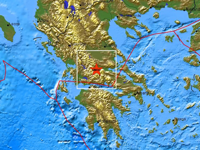 Σεισμός 4,3 Ρίχτερ στη Λαμία
