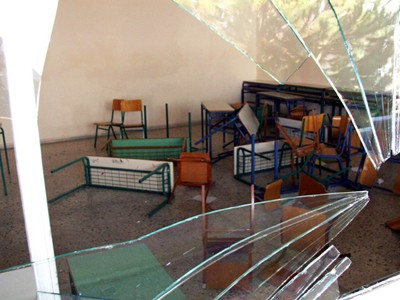 Βανδαλισμοί σε σχολείο της Λάρισας