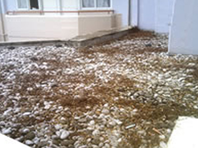 Σε… τασάκι μετατράπηκε ταράτσα νοσοκομείου