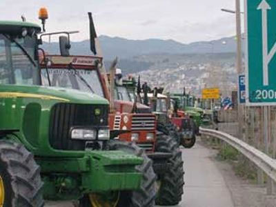 Στα μπλόκα παραμένουν οι ελαιοπαραγωγοί