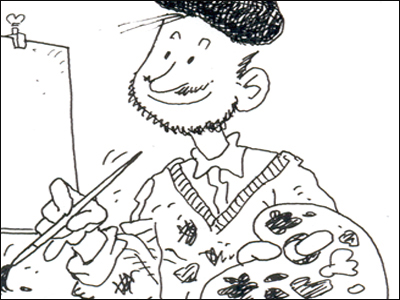 Παρουσία της ζωγράφου… ζωγράφισε