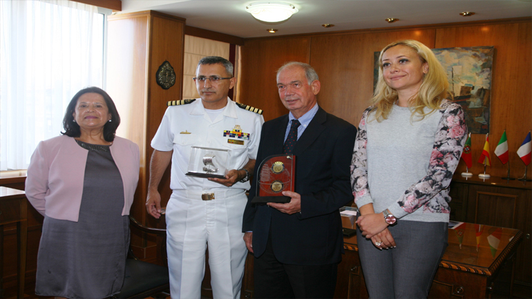 Επίσκεψη αξιωματικών του εκπαιδευτικού πλοίου του Ισημερινού «GUAYAS» στον Δήμο Πειραιά