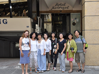 Εντυπωσιασμένοι από τη Λάρισα αναχωρούν τουρίστες από Taiwan