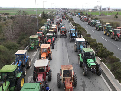 Θεσσαλονίκη: Φεύγουν οι περισσότεροι αγρότες από τα μπλόκα
