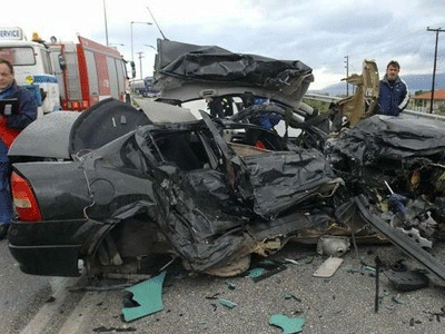 Σέρρες: Ένας νεκρός και δύο τραυματίες σε τροχαίο