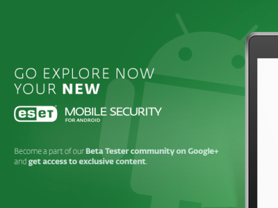 Νέα γενιά ESET Mobile Security BETA για Android έξυπνα κινητά τηλέφωνα και tablet
