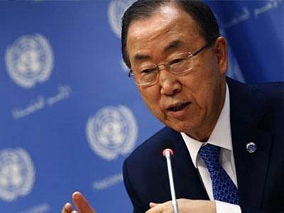Ο γ.γ. του ΟΗΕ Μπαν επιθυμεί τη διεξαγωγή μιας τρίτης ειρηνευτικής συνόδου για τη Συρία