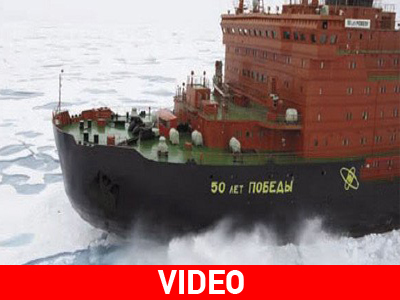 Το πυρηνοκίνητο παγοθραυστικό που δεν σταματάει πουθενά