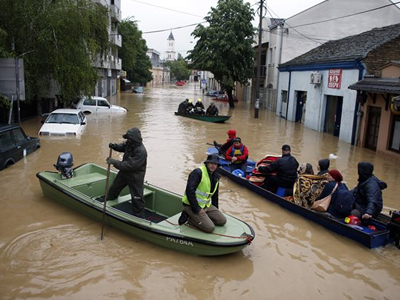 Βοσνία: Δύο νεκροί από πλημμύρες