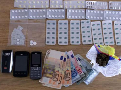 Σύλληψη 4 ατόμων στο Βόλο για διακίνηση και κατοχή ναρκωτικών