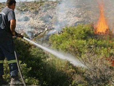 Υπό μερικό έλεγχο η φωτιά στην Κάρυστο