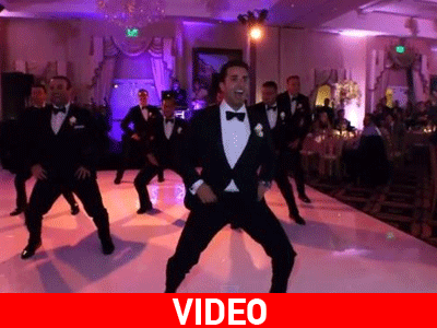 Ο απίστευτος χορός του γαμπρού στον  γάμο