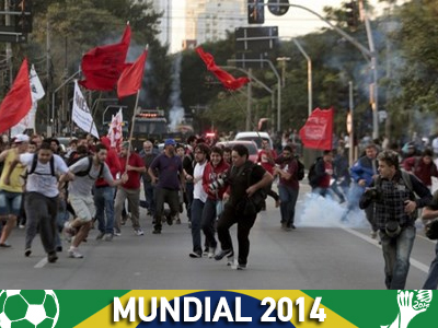 Επεισόδια στη Φορταλέζα, πριν τον αγώνα Βραζιλίας-Μεξικό