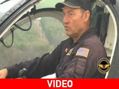 Ο άνθρωπος που κλαδεύει με το ελικόπτερο