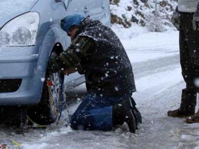 Με αλυσίδες η κυκλοφορία σε Ταΰγετο και ορεινή Κορινθία